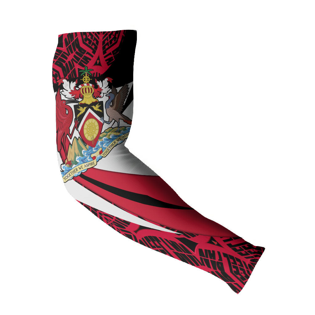 Trinidad And Tobago Independence Day Arm Sleeves Freedom Torch Heritage Symbols