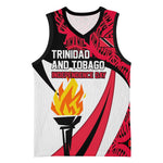 Trinidad And Tobago Independence Day Basketball Jersey Freedom Torch Heritage Symbols