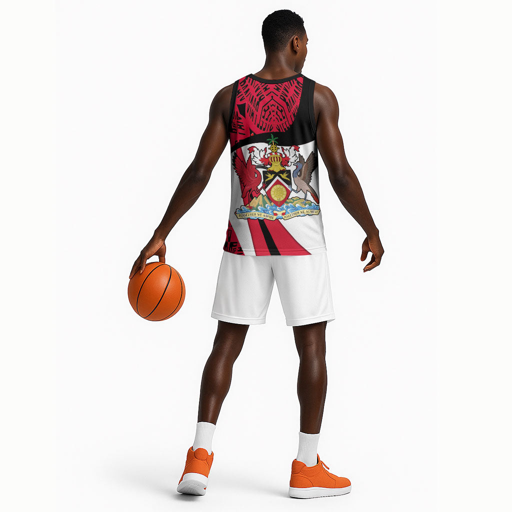 Trinidad And Tobago Independence Day Basketball Jersey Freedom Torch Heritage Symbols