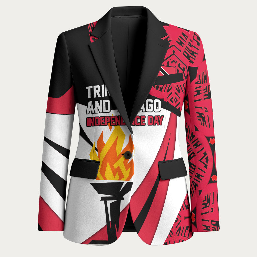 Trinidad And Tobago Independence Day Blazer Freedom Torch Heritage Symbols