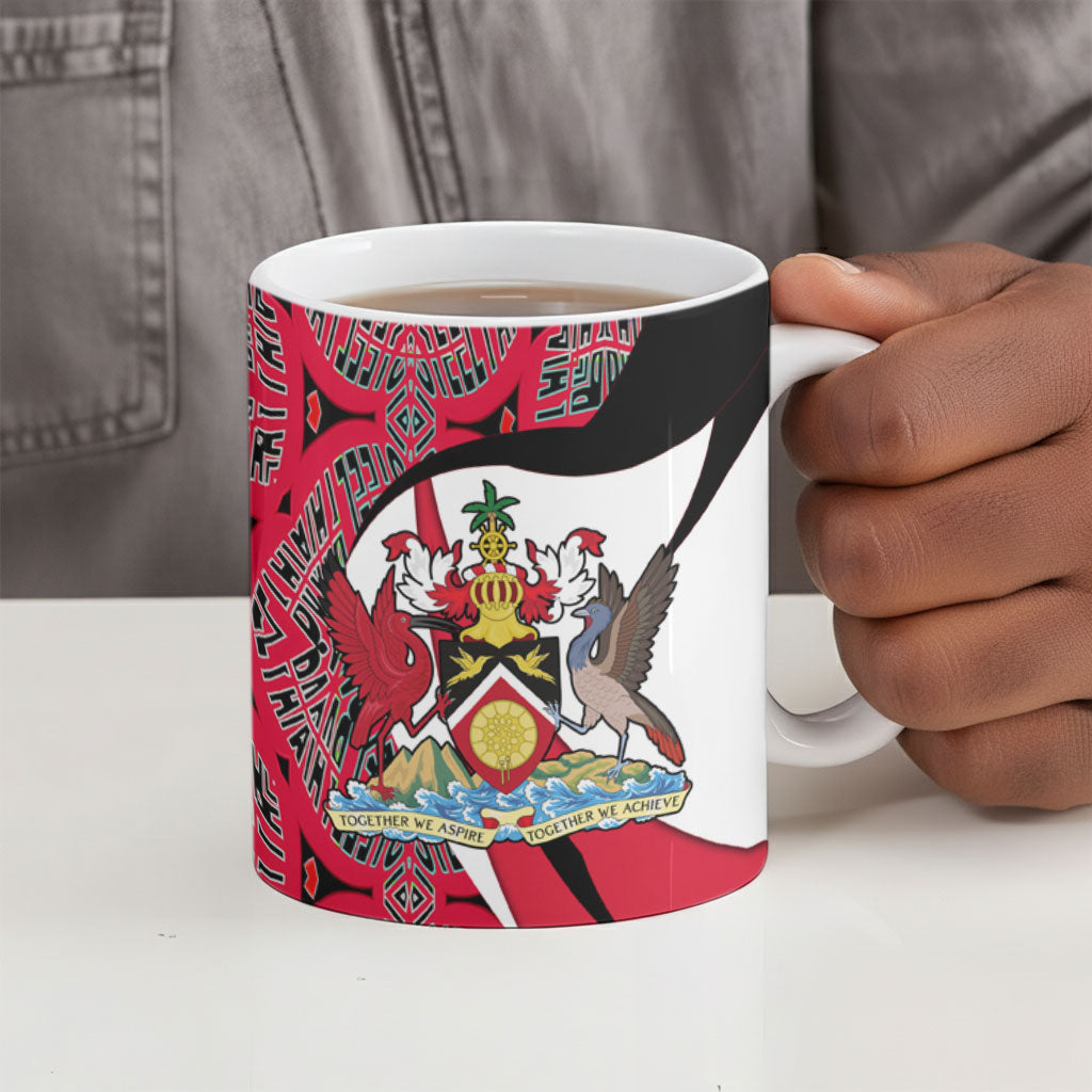 Trinidad And Tobago Independence Day Ceramic Mug Freedom Torch Heritage Symbols