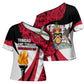 Trinidad And Tobago Independence Day Cross Shoulder Shirt Freedom Torch Heritage Symbols