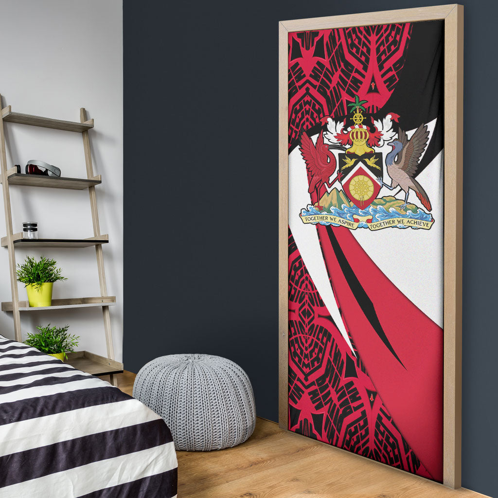Trinidad And Tobago Independence Day Door Cover Freedom Torch Heritage Symbols