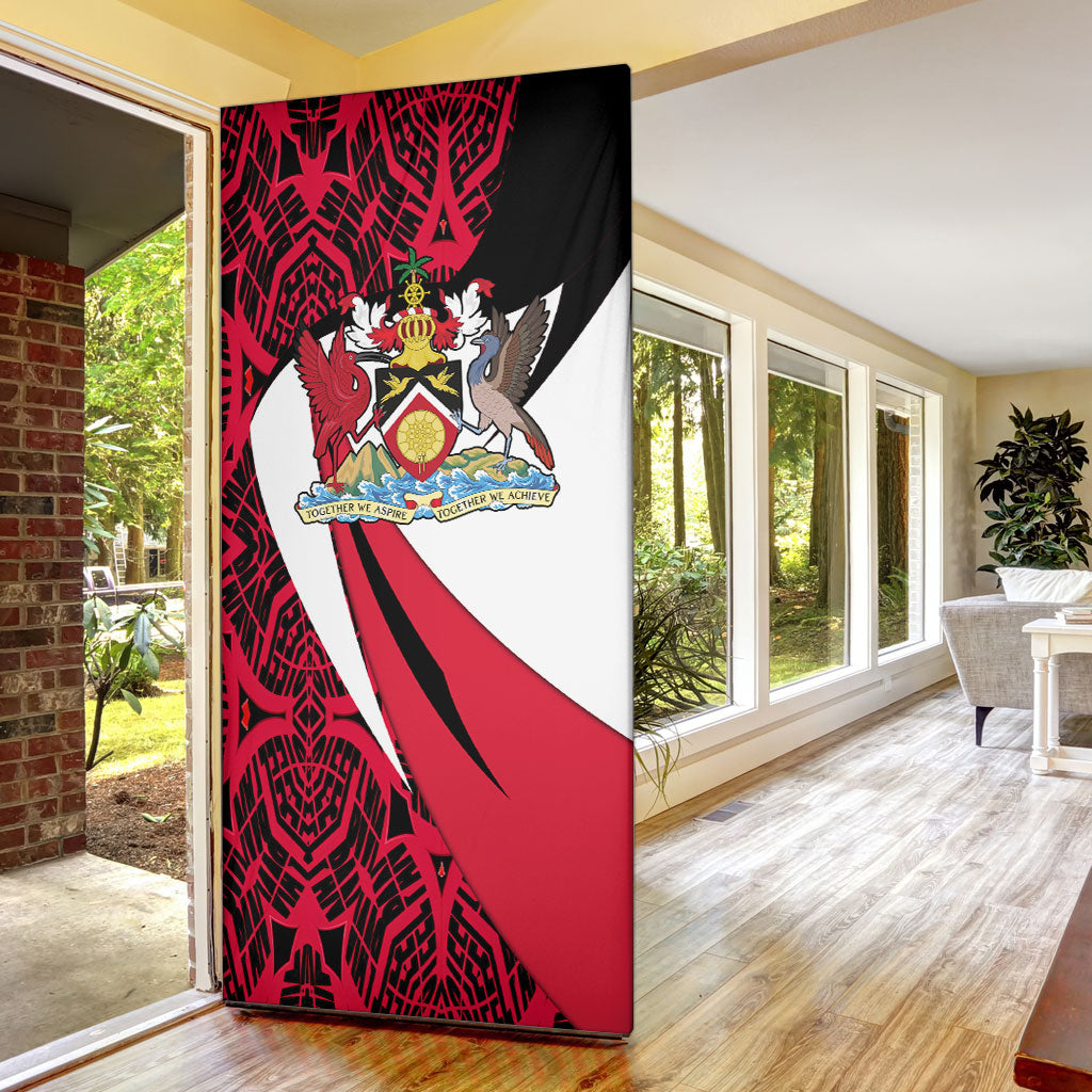 Trinidad And Tobago Independence Day Door Cover Freedom Torch Heritage Symbols