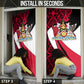 Trinidad And Tobago Independence Day Door Cover Freedom Torch Heritage Symbols
