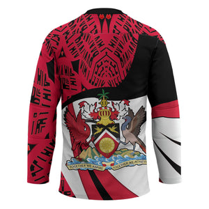 Trinidad And Tobago Independence Day Hockey Jersey Freedom Torch Heritage Symbols