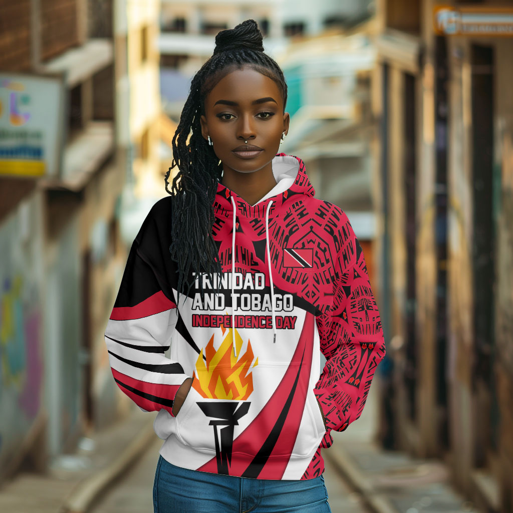 Trinidad And Tobago Independence Day Hoodie Freedom Torch Heritage Symbols