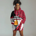 Trinidad And Tobago Independence Day Hoodie Dress Freedom Torch Heritage Symbols