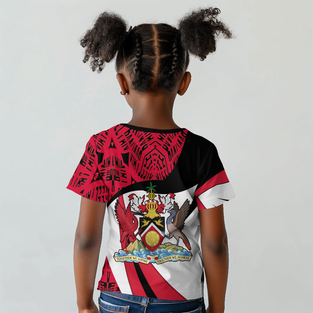 Trinidad And Tobago Independence Day Kid T shirt Freedom Torch Heritage Symbols