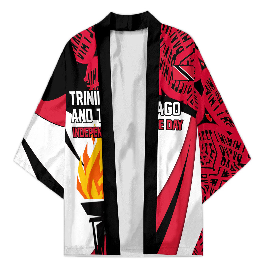 Trinidad And Tobago Independence Day Kimono Freedom Torch Heritage Symbols