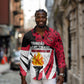 Trinidad And Tobago Independence Day Long Sleeve Button Shirt Freedom Torch Heritage Symbols
