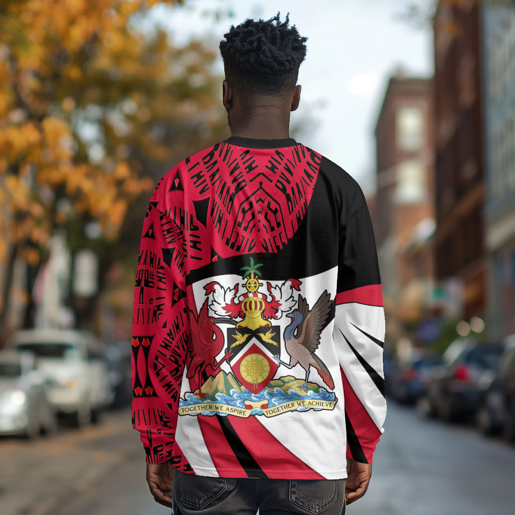 Trinidad And Tobago Independence Day Long Sleeve Shirt Freedom Torch Heritage Symbols