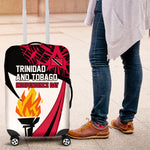 Trinidad And Tobago Independence Day Luggage Cover Freedom Torch Heritage Symbols