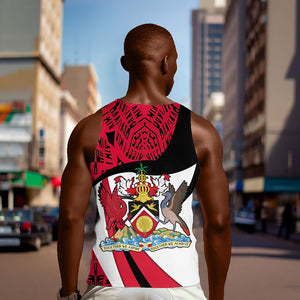Trinidad And Tobago Independence Day Men Tank Top Freedom Torch Heritage Symbols