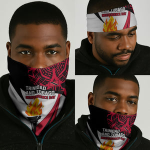 Trinidad And Tobago Independence Day Neck Gaiter Freedom Torch Heritage Symbols