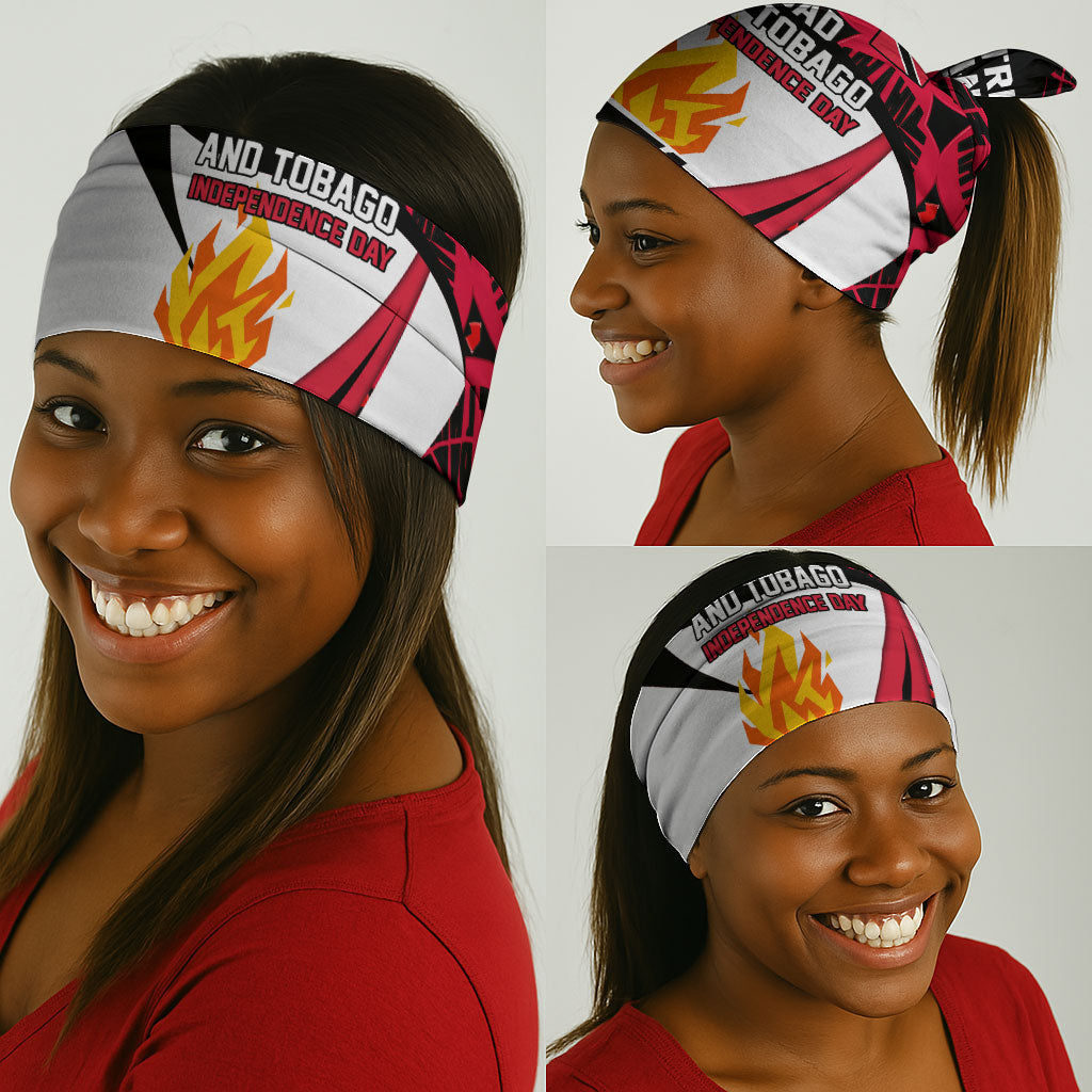Trinidad And Tobago Independence Day Neck Gaiter Freedom Torch Heritage Symbols
