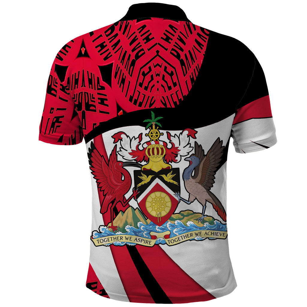 Trinidad And Tobago Independence Day Polo Shirt Freedom Torch Heritage Symbols