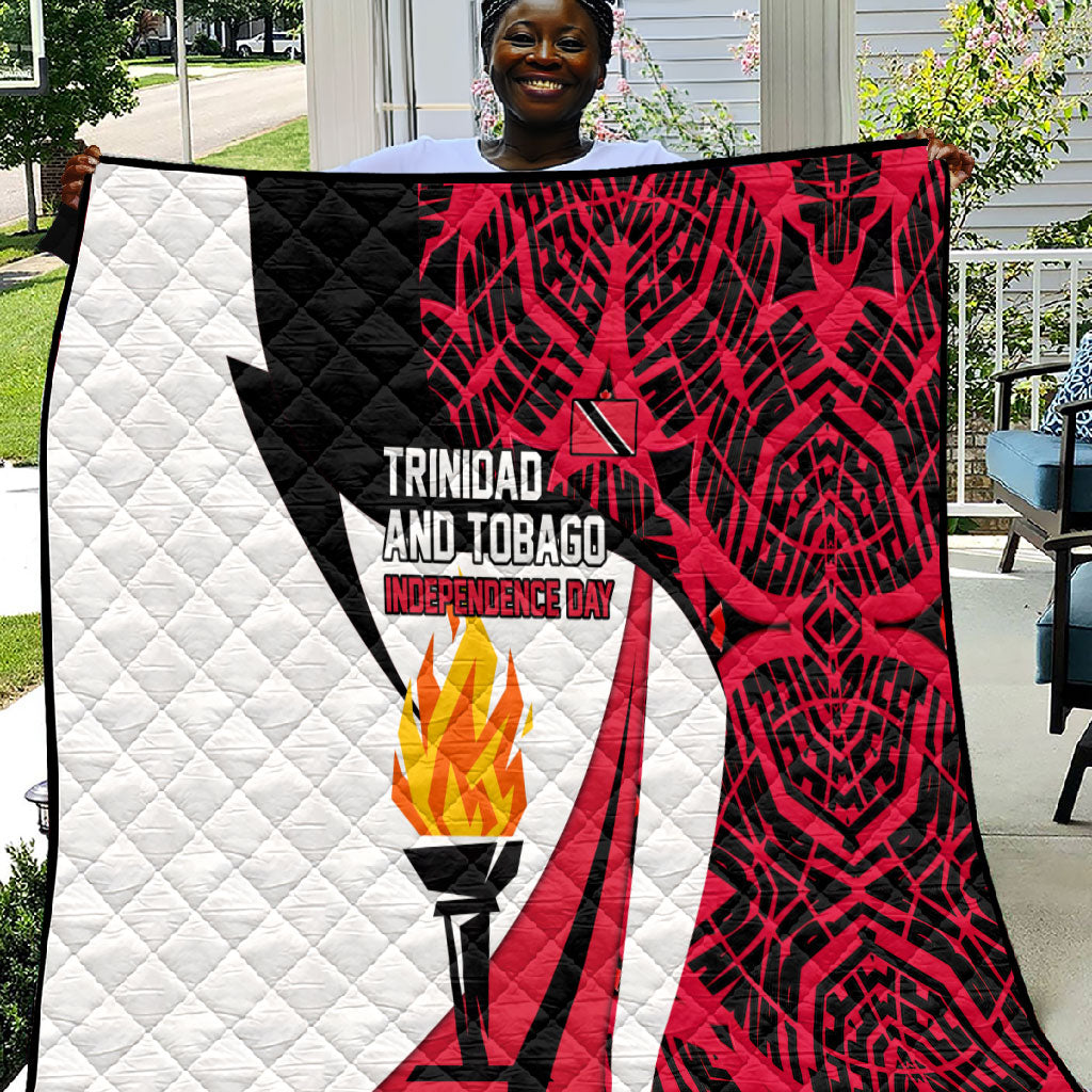 Trinidad And Tobago Independence Day Quilt Freedom Torch Heritage Symbols