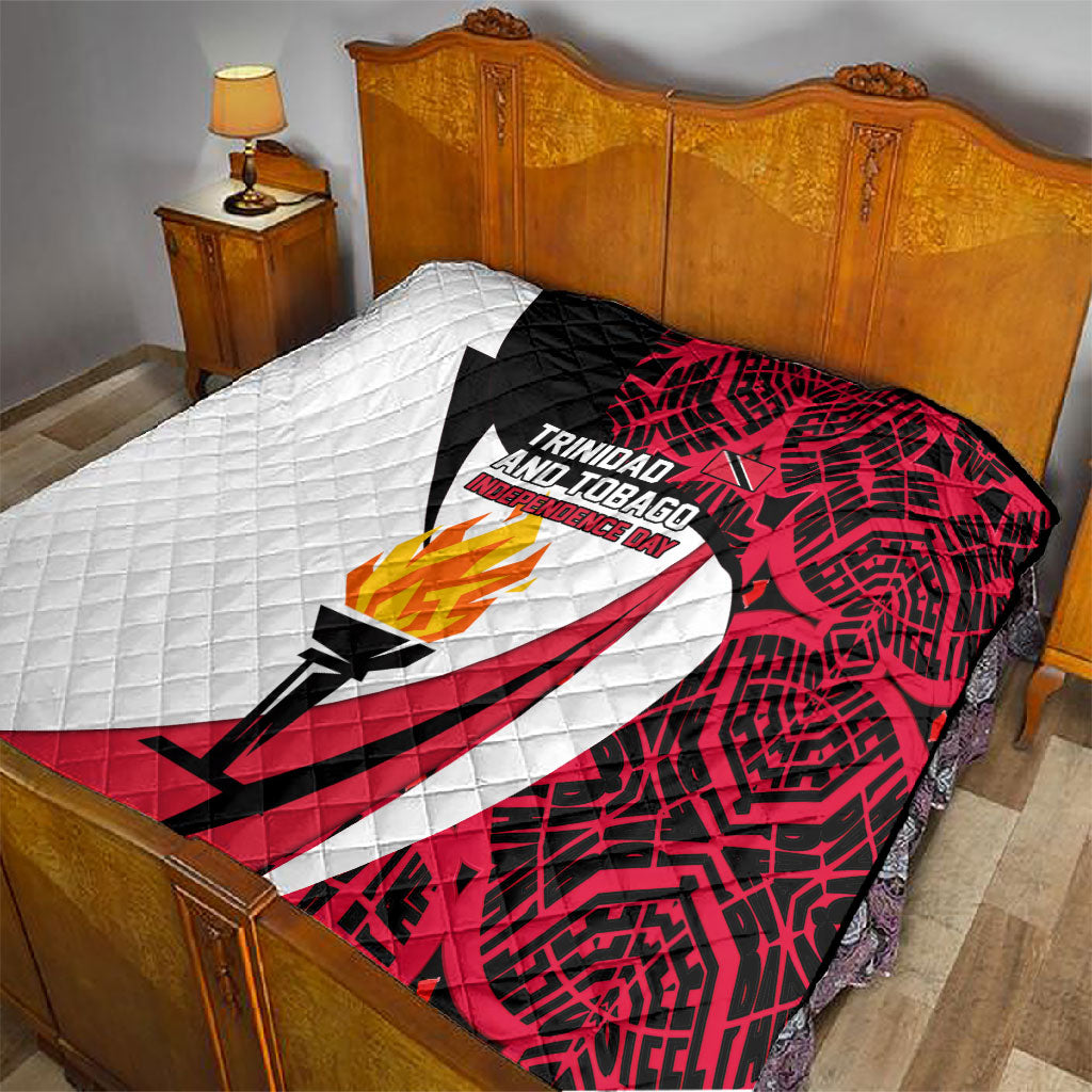 Trinidad And Tobago Independence Day Quilt Freedom Torch Heritage Symbols