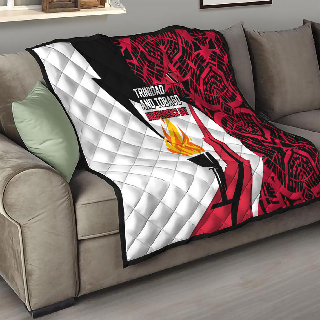 Trinidad And Tobago Independence Day Quilt Freedom Torch Heritage Symbols