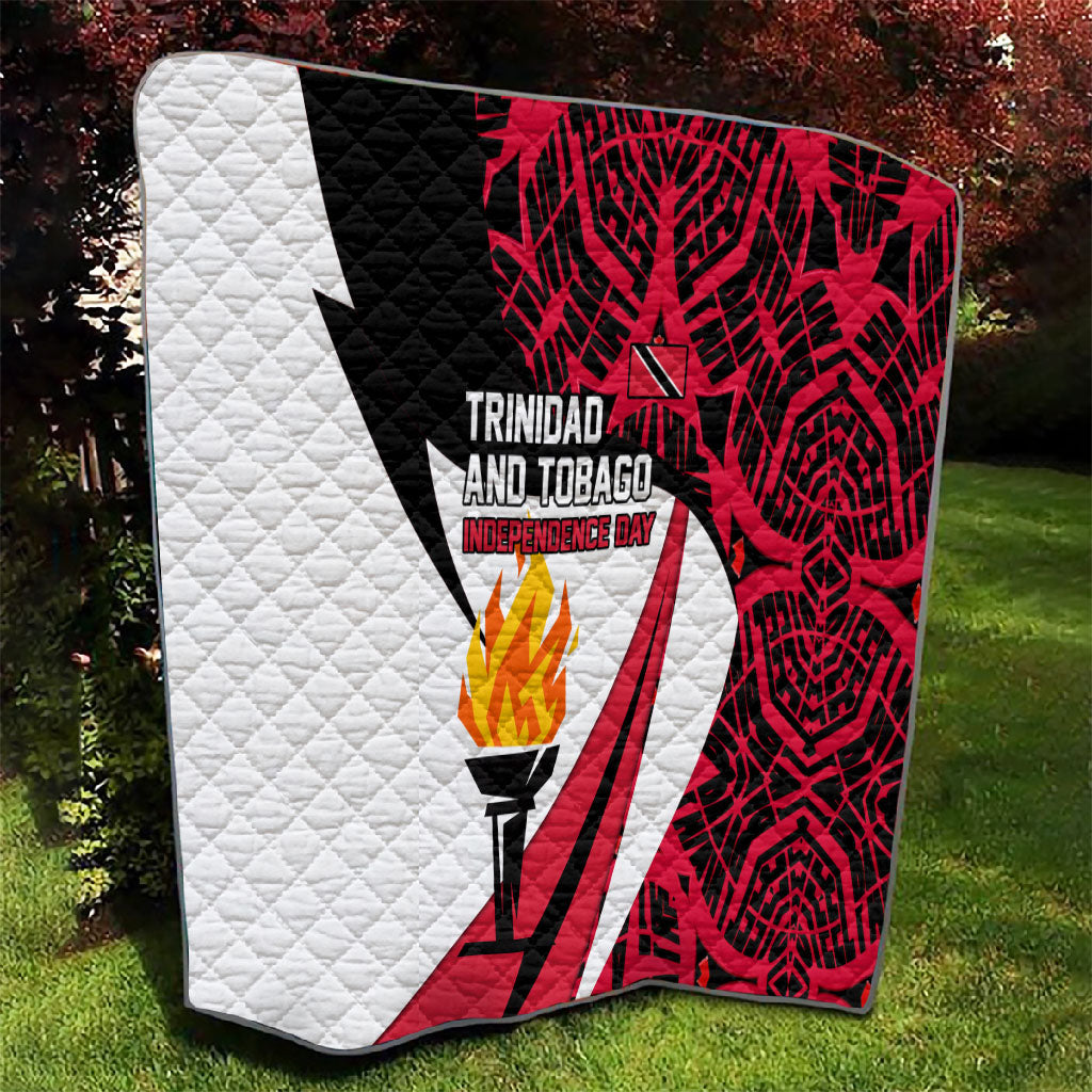 Trinidad And Tobago Independence Day Quilt Freedom Torch Heritage Symbols