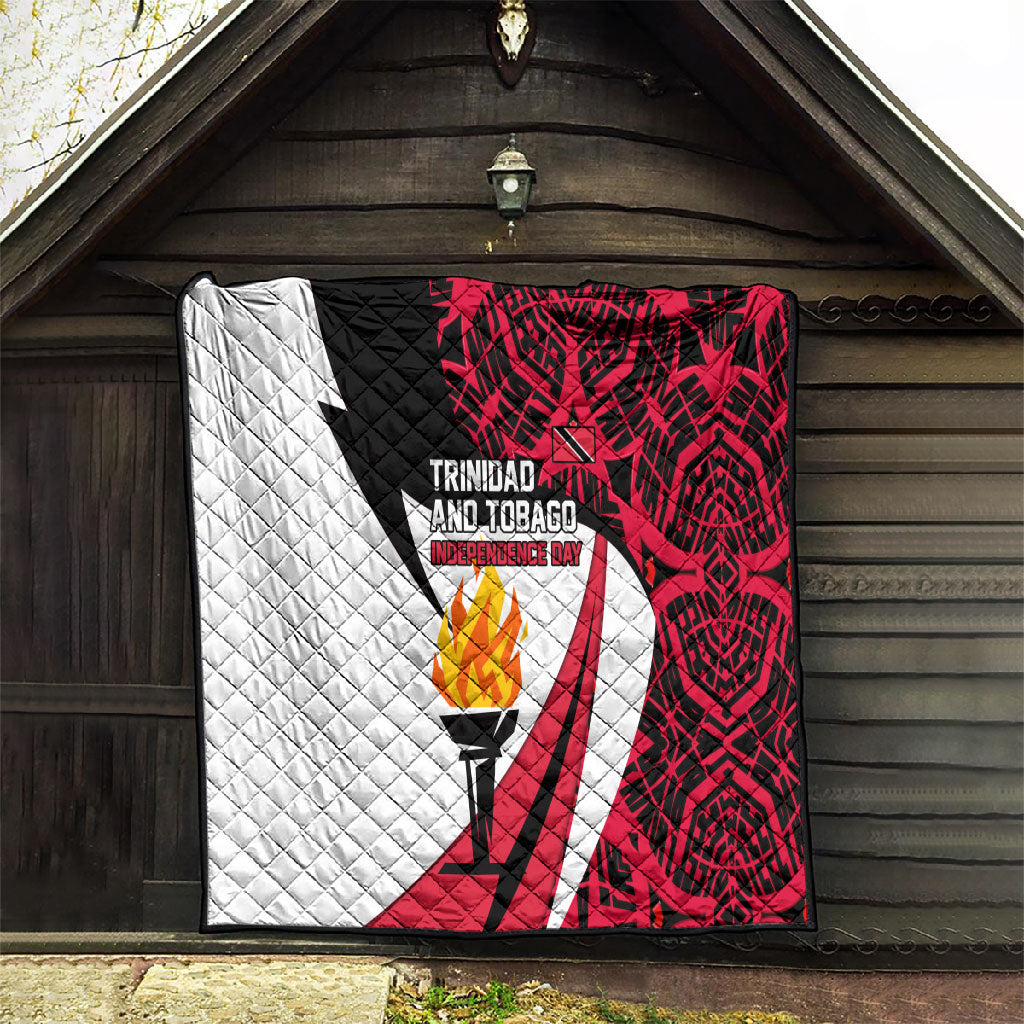 Trinidad And Tobago Independence Day Quilt Freedom Torch Heritage Symbols