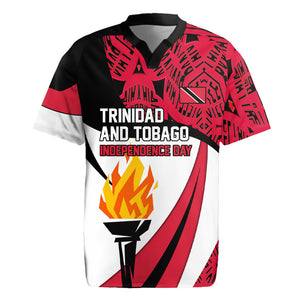 Trinidad And Tobago Independence Day Rugby Jersey Freedom Torch Heritage Symbols