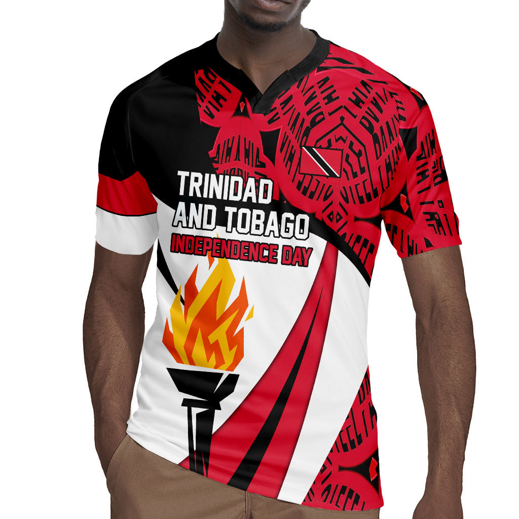 Trinidad And Tobago Independence Day Rugby Jersey Freedom Torch Heritage Symbols