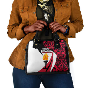 Trinidad And Tobago Independence Day Shoulder Handbag Freedom Torch Heritage Symbols
