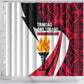 Trinidad And Tobago Independence Day Shower Curtain Freedom Torch Heritage Symbols