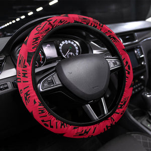 Trinidad And Tobago Independence Day Steering Wheel Cover Freedom Torch Heritage Symbols