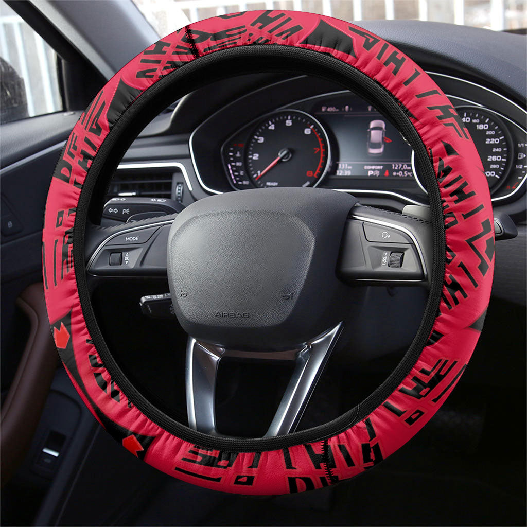 Trinidad And Tobago Independence Day Steering Wheel Cover Freedom Torch Heritage Symbols