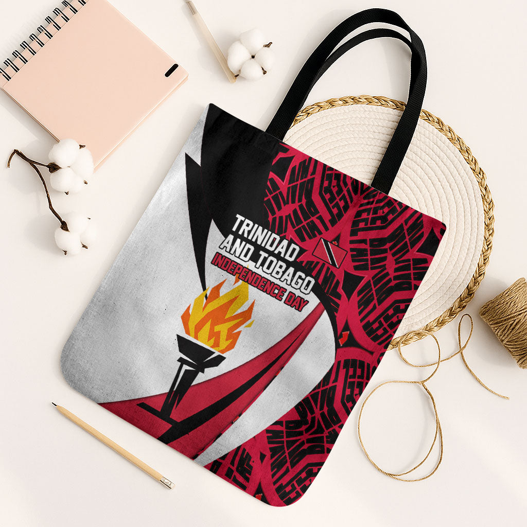 Trinidad And Tobago Independence Day Tote Bag Freedom Torch Heritage Symbols
