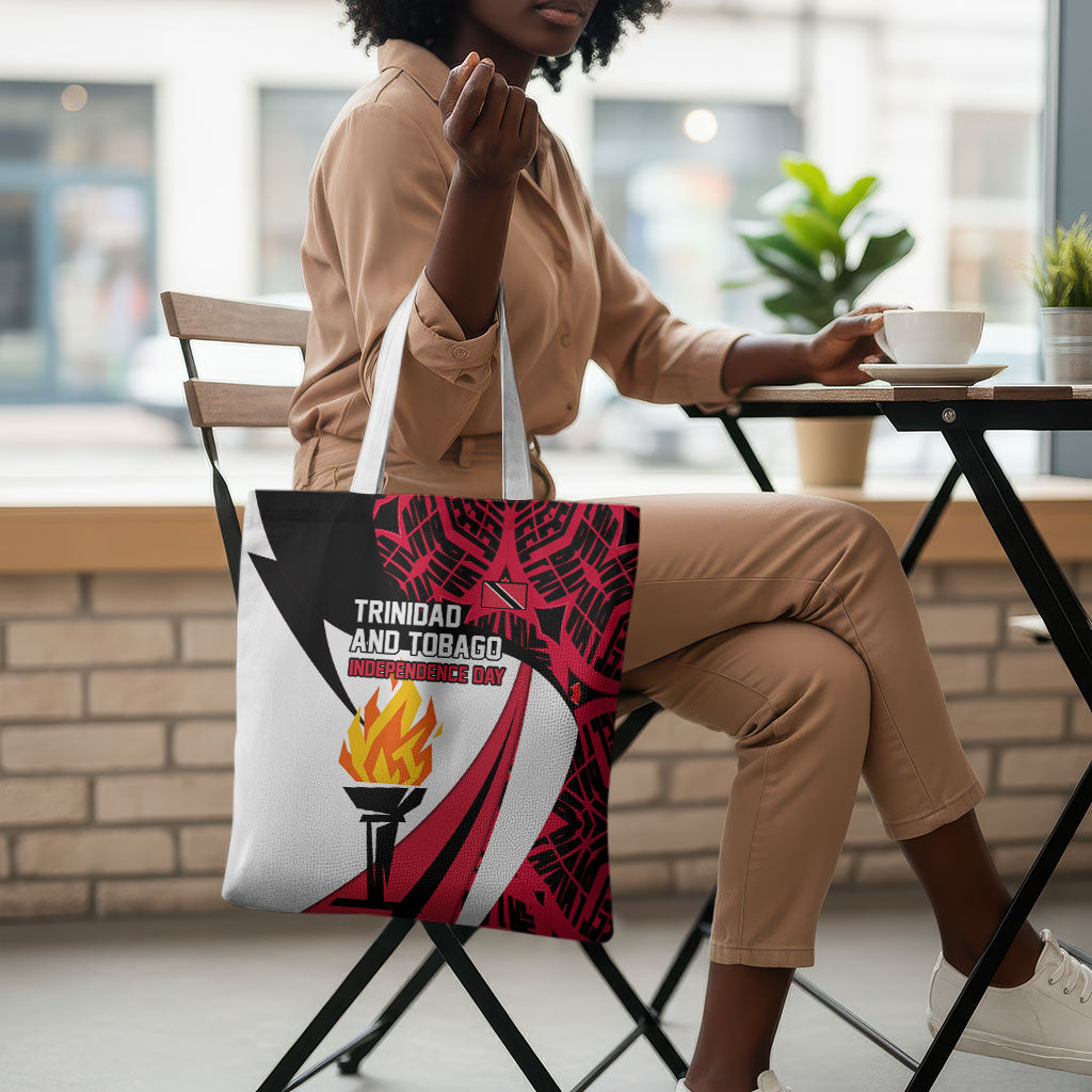 Trinidad And Tobago Independence Day Tote Bag Freedom Torch Heritage Symbols