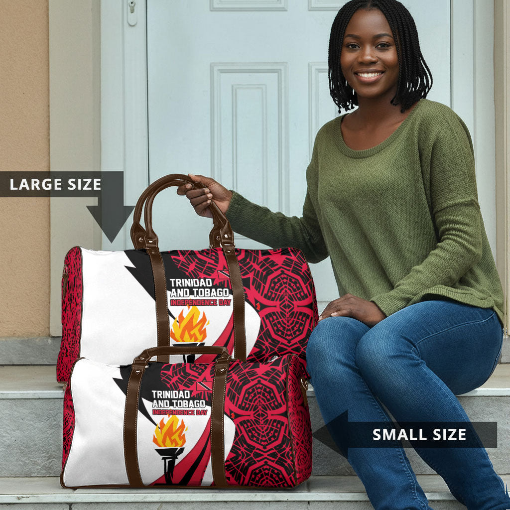 Trinidad And Tobago Independence Day Travel Bag Freedom Torch Heritage Symbols