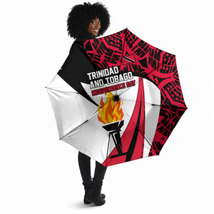 Trinidad And Tobago Independence Day Umbrella Freedom Torch Heritage Symbols
