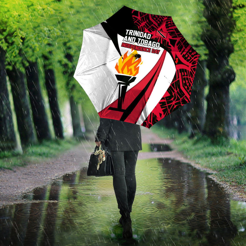Trinidad And Tobago Independence Day Umbrella Freedom Torch Heritage Symbols