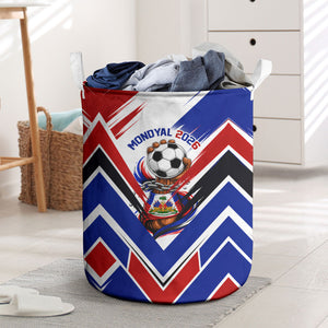 Haiti World Football Mondyal 2026 Laundry Basket Pride Ayiti Caribbean Culture Patriotic Crest