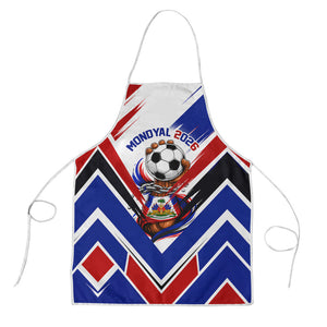 Haiti World Football Mondyal 2026 Apron Pride Ayiti Caribbean Culture Patriotic Crest
