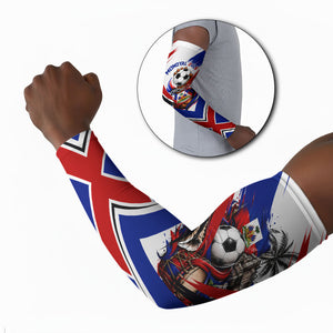 Haiti World Football Mondyal 2026 Arm Sleeves Pride Ayiti Caribbean Culture Patriotic Crest