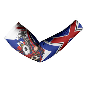 Haiti World Football Mondyal 2026 Arm Sleeves Pride Ayiti Caribbean Culture Patriotic Crest