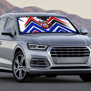 Haiti World Football Mondyal 2026 Auto Sun Shade Pride Ayiti Caribbean Culture Patriotic Crest