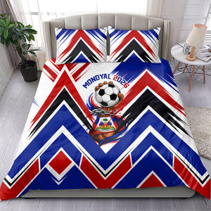 Haiti World Football Mondyal 2026 Bedding Set Pride Ayiti Caribbean Culture Patriotic Crest