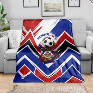 Haiti World Football Mondyal 2026 Blanket Pride Ayiti Caribbean Culture Patriotic Crest