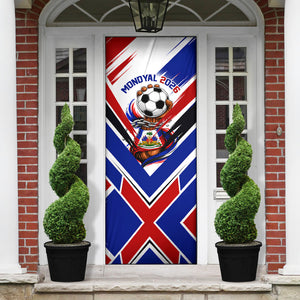 Haiti World Football Mondyal 2026 Door Cover Pride Ayiti Caribbean Culture Patriotic Crest