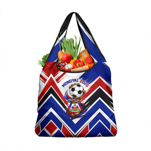 Haiti World Football Mondyal 2026 Grocery Bag Pride Ayiti Caribbean Culture Patriotic Crest