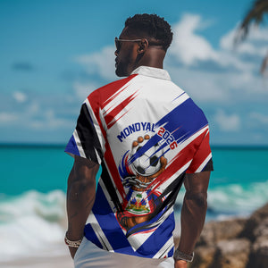 Haiti World Football Mondyal 2026 Hawaiian Shirt Pride Ayiti Caribbean Culture Patriotic Crest