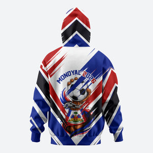 Haiti World Football Mondyal 2026 Hoodie Pride Ayiti Caribbean Culture Patriotic Crest