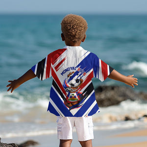 Haiti World Football Mondyal 2026 Kid Hawaiian Shirt Pride Ayiti Caribbean Culture Patriotic Crest