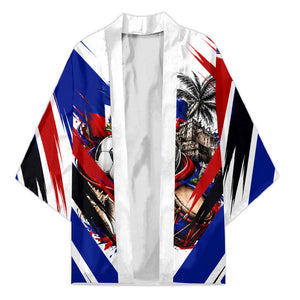 Haiti World Football Mondyal 2026 Kimono Pride Ayiti Caribbean Culture Patriotic Crest